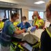 Simulation eines Massenanfall von Verletzten (MANV) im Evangelischen Krankenhaus Wesel